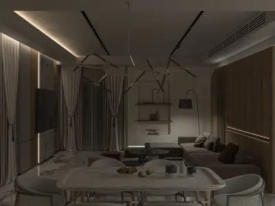 Modern Home Reception  3D model
