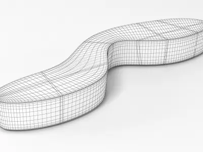 PlusHalle Plasma Bench 3D model