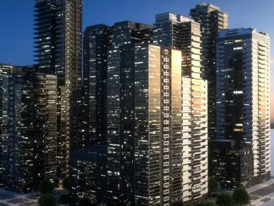 City Block Type B24 3D model