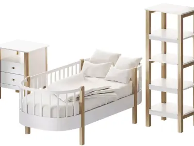Childrens furniture set Classic by Hoff 3D model