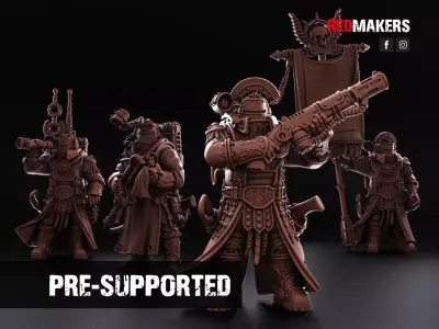 Solar Guard - Command Squad of the Imperial Force 3D print model