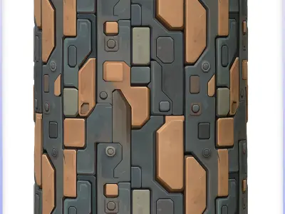 SciFi Seamless Texture Texture 32