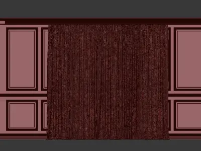 Curtain Set 308 3D model