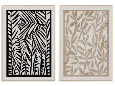 Abstract Painting Frame set 3D model 839