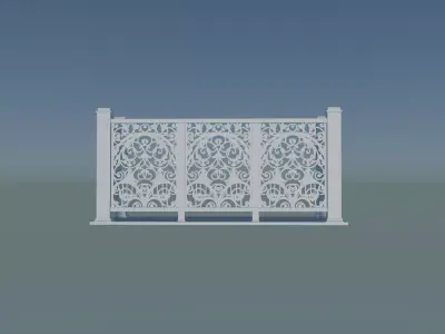 Railing - Balcony 3D print model