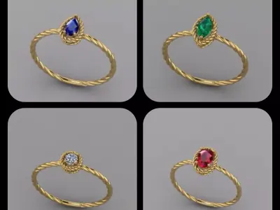 Light Ring 3D print model