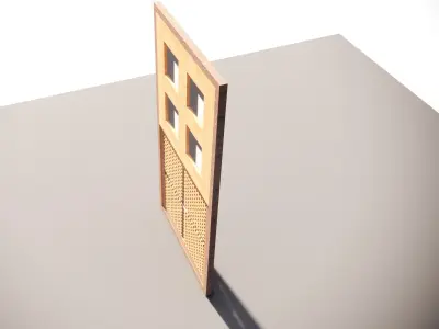 3D DOOR JAPANESE NEW CONCEPT 3D model