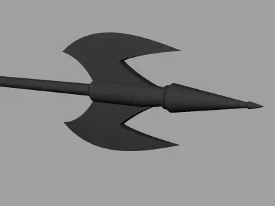 Battle Axe of Black armor Boba Fett  3D print model