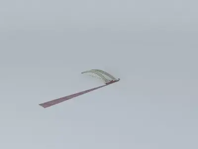 Bridge on Cresent Lake. Free 3D model