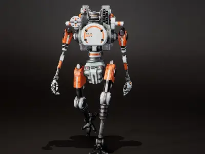 Etasphera05 star wars robot Low-poly 3D model