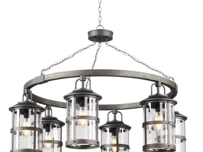 Hinkley Single Tier ceiling lamp 3D model