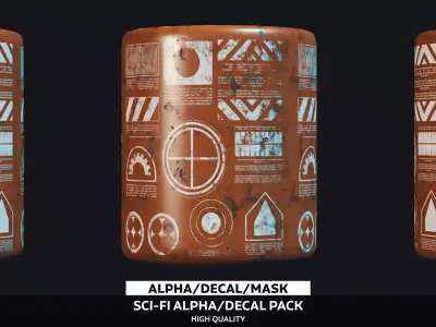 SFDEMIR Sci-Fi Alpha Pack 01 Texture