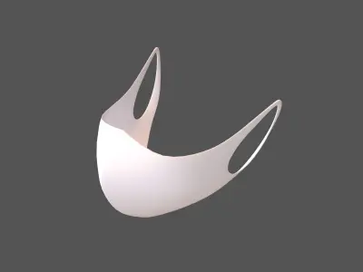 Mask v2 002 Low-poly 3D model