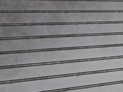 Industrial Horizontal Ribbed Steel PBR Seamless Texture