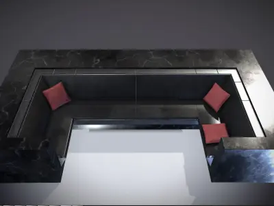 Couch Sci-fi 3D model