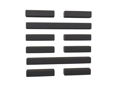 I Ching Hexagrams 29 kan v1 001 Low-poly 3D model