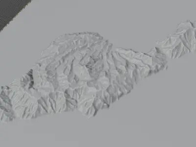 Santa Catalina Island 3d model 3D model