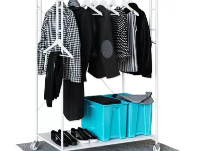 IKEA SAMMANKOPLA Floor hanger 3D model