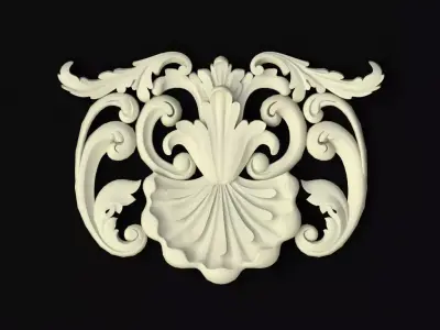 dekor ornate carving 3D model buy