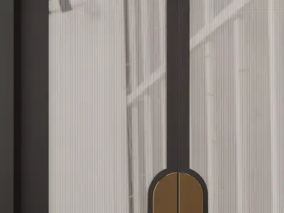 Entrance door set25 3D model