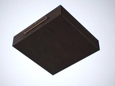 Bedside Cupboard Low-poly 3D model