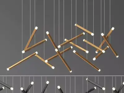 Dutti Led Chandelier 3D model