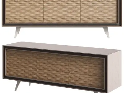 QUADRA NASTRO SIDEBOARD Low-poly 3D model