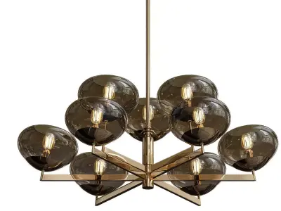 Retro Hanging Ceiling Light 3D model