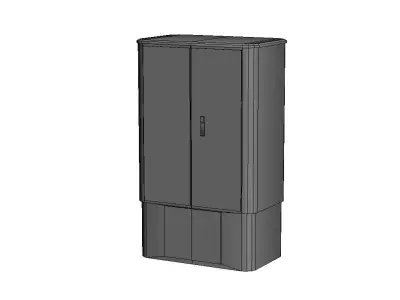 Phone Box Large Low-poly 3D model