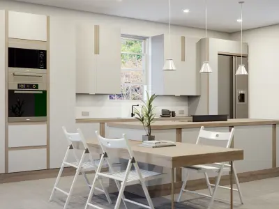 Corona - C4D Scene files - FREE KITCHEN 3D model Free 3D model