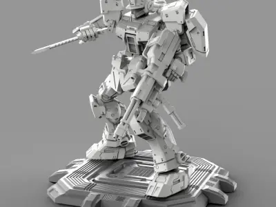GM Spartan 3d Printable 100mm 3D print model
