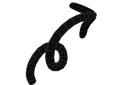 Doodle Buildable Arrow v1 003 Low-poly 3D model