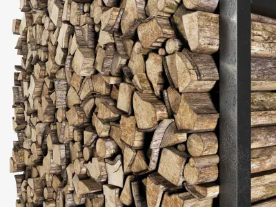 Firewood decor n7 3D model