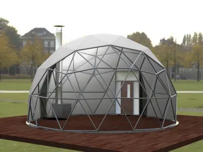 Glamping Dome 3D model
