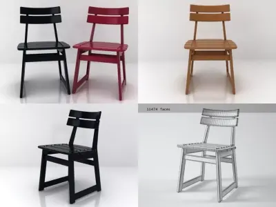 Taja chair 3D model