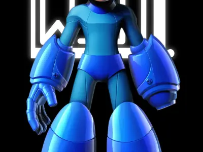 MEGA MAN N1 - LITTLE MACHINE WESM COLLECTION 3D print model