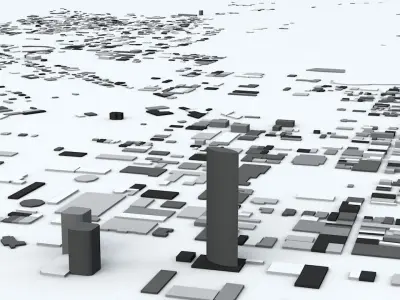 Trinidad and Tobago Streets and Buildings 3D model