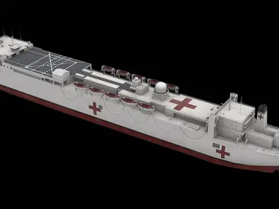  Hospital Ship USNS Mercy 
