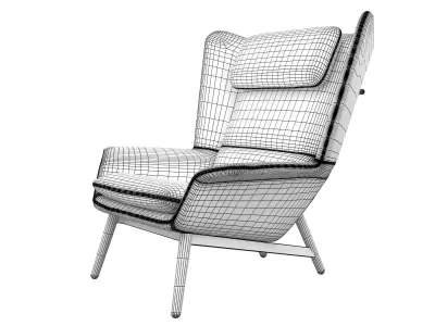Hamilton Armchair 3D model