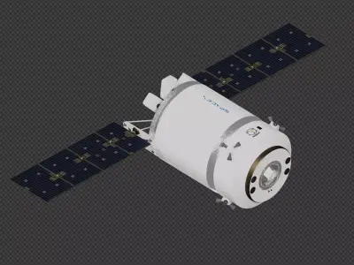 SpaceX Dragon-XL 3D model