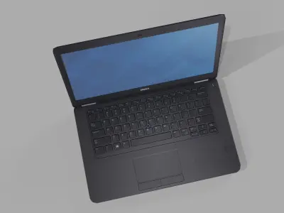 Notebook E5470 game ready Low-poly 3D model