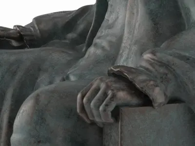  Franklin Monument Oxidized Bronze 