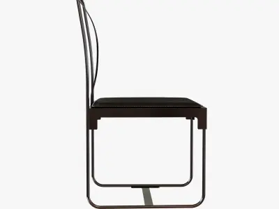 Driade mingx metal chair 3D model