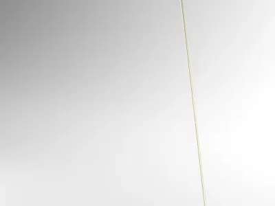 Anfried Standing Floor Lamp In White 3D model