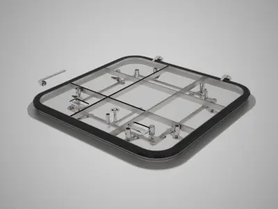 Watertight Ship Hatch 3D model
