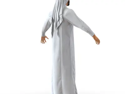  Arab Man Rigged for Cinema 4D 