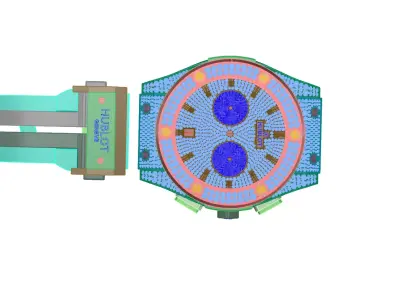 watch with lights 3D print model