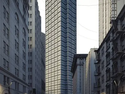 Street scene exterior  3D model
