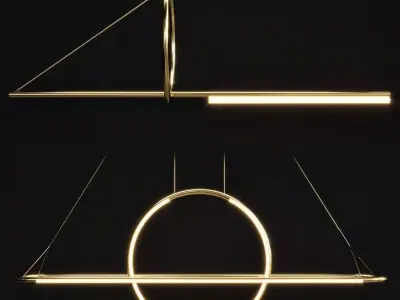 Lampatron DAGRUNG and SIRIS pendant light S 3D model