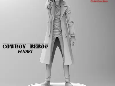 Cowboy Bebop Vol 2 - Spike full figure 3D print model